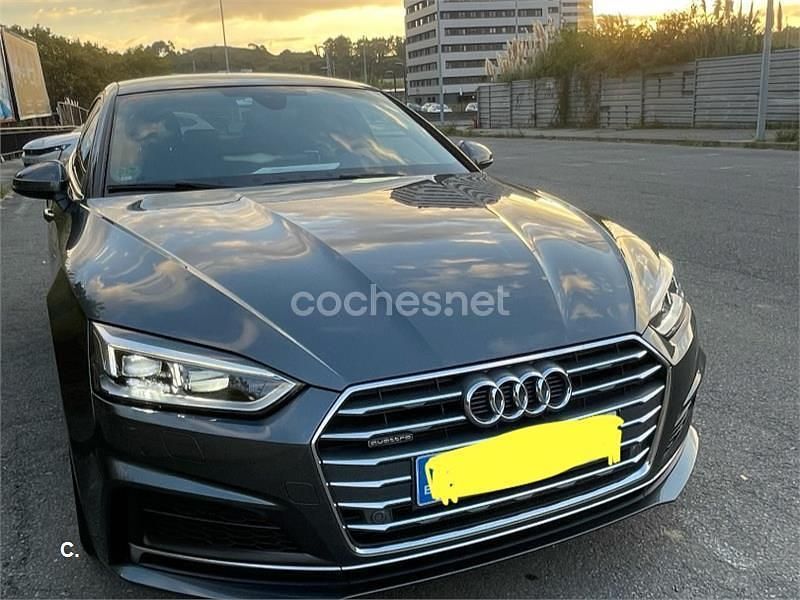 Usado Audi A5 Sportback Sport 218 CV (160 kW) 2017 Gris / plata Utilitario