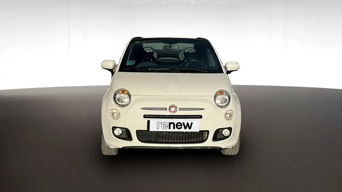 Usado Fiat 500C S 69 CV (50 kW) 2014 Bela pastelna Descapotable