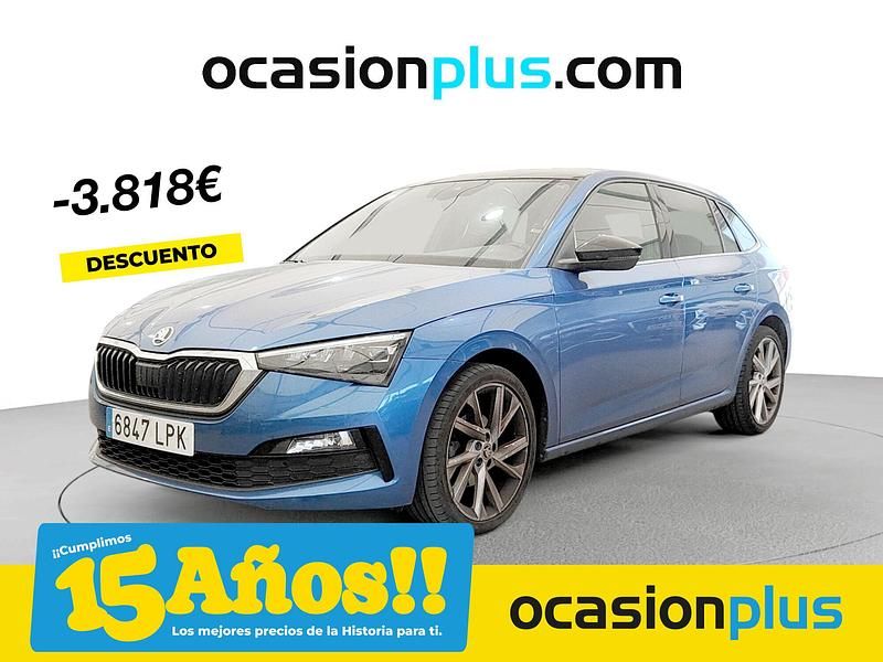 Azul Usado 2021 Skoda Scala Sport Utilitario | 18.350 € (Precio justo) - Imagen 1/4