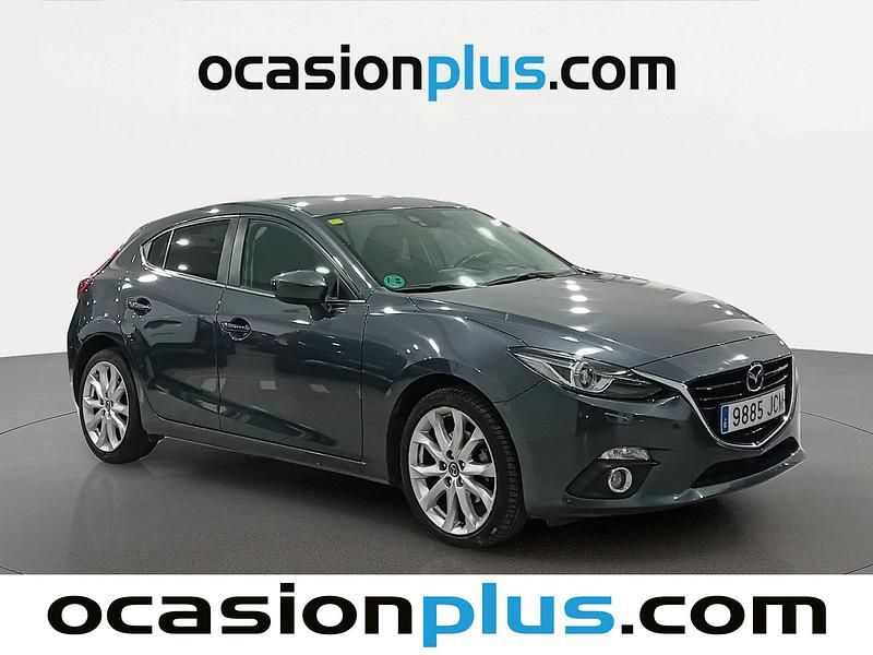 Usado Mazda 3 Luxury 150 CV (110 kW) 2015 Gris Utilitario