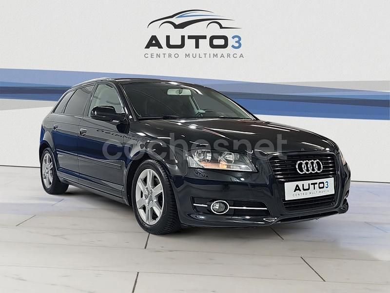 Negro Usado 2011 Audi A3 Sportback Ambition Berlina | 10.990 € (Caro) - Imagen 1/4