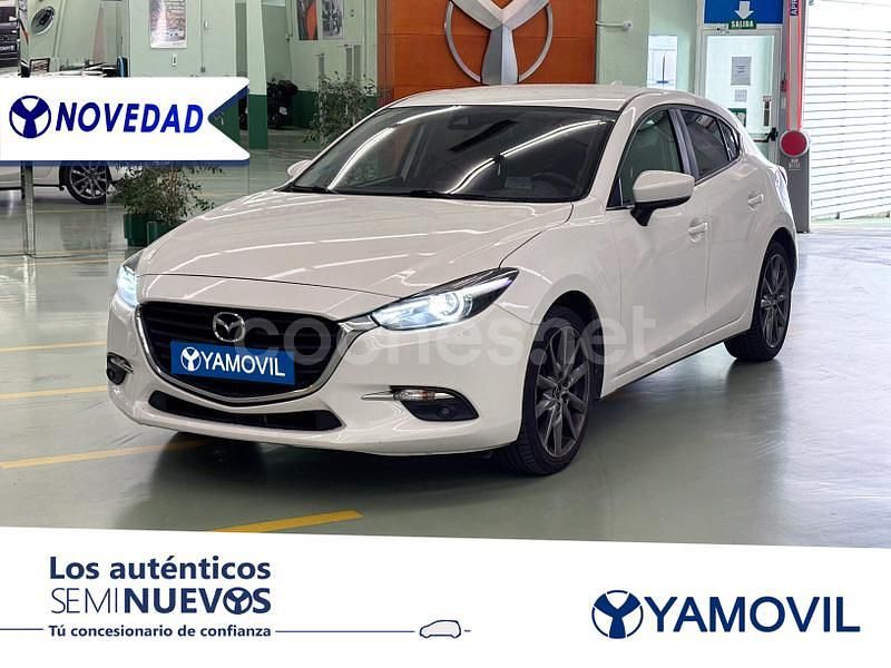Blanco Usado 2017 Mazda 3 Edition Berlina | 14.450 € (Precio justo) - Imagen 1/4