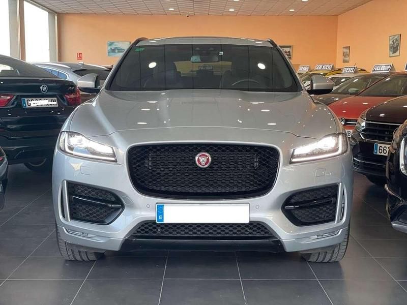 Gris Usado 2017 Jaguar F-Pace R-Sport SUV | 36.500 € (Caro) - Imagen 1/4