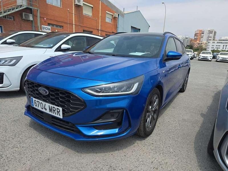 Azul Usado 2024 Ford Focus ST-Line Familiar | 22.900 € (Precio justo) - Imagen 1/4