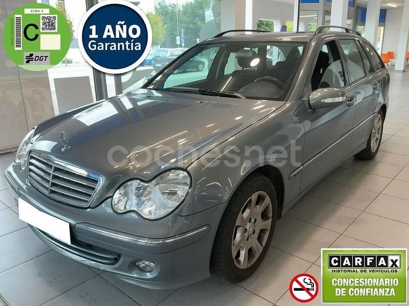 Gris Usado 2005 Mercedes C180 Elegance Familiar | 6990 € (Precio justo) - Imagen 1/4