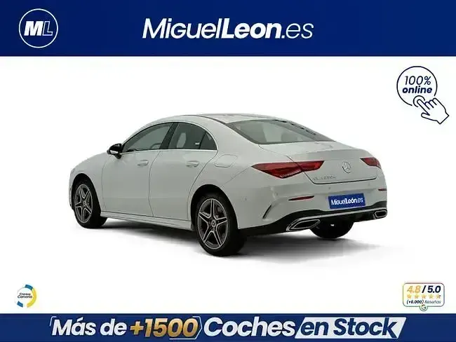 Usado Mercedes CLA250e 218 CV (160 kW) 2022 Blanco Coupe