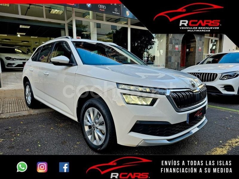 Blanco Usado 2021 Skoda Kamiq Ambition SUV | 17.990 € (Precio justo) - Imagen 1/4