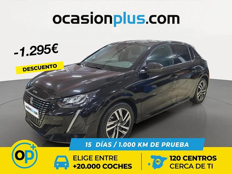 Usado Peugeot 208 Allure 100 CV (73 kW) 2023 Negro Utilitario