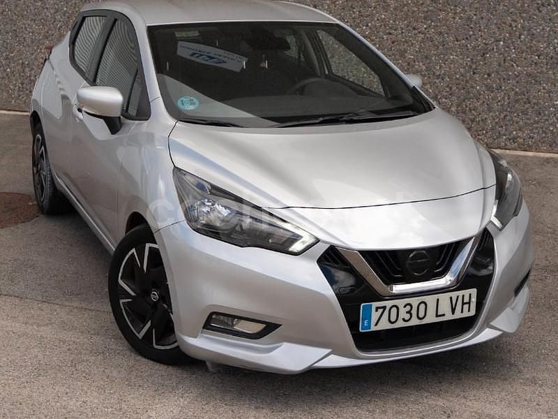 Gris / plata Usado 2021 Nissan Micra Acenta Utilitario | 11.990 € (Precio justo) - Imagen 1/4