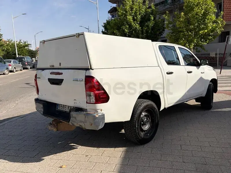 Usado Toyota HiLux 150 CV (110 kW) 2018 Blanco Pickup/Camioneta