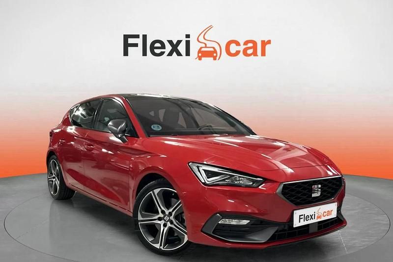 Rojo Usado 2021 Seat Leon FR Berlina | 21.590 € (Precio justo) - Imagen 1/4