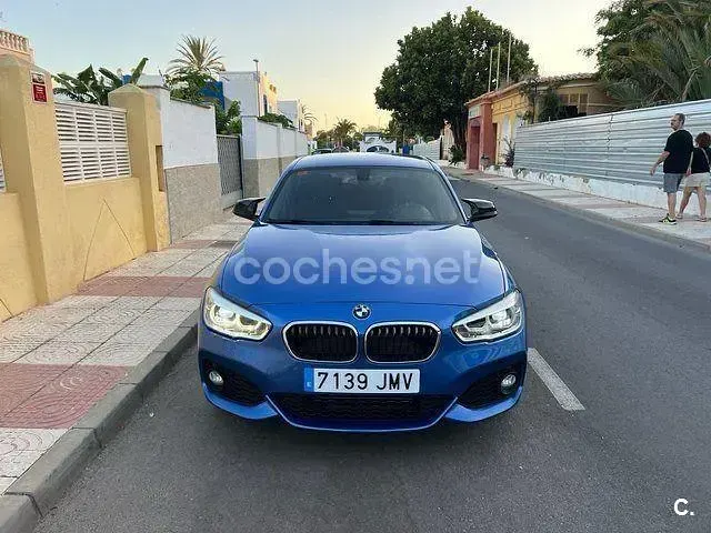 Usado BMW 116 116 CV (85 kW) 2016 Azul Utilitario