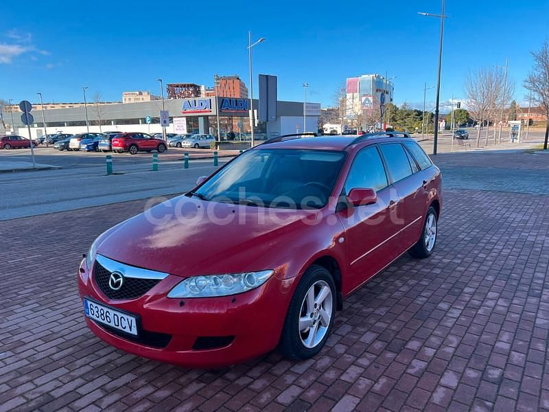 Rojo Usado 2005 Mazda 6 Active Familiar | 3700 € (Precio justo) - Imagen 1/4