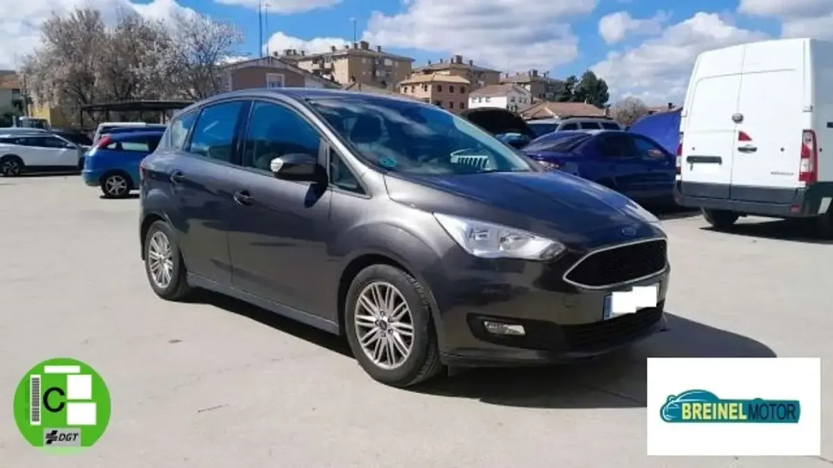 Usado Ford C-MAX Trend+ 125 CV (91 kW) 2018 Gris Monovolumen