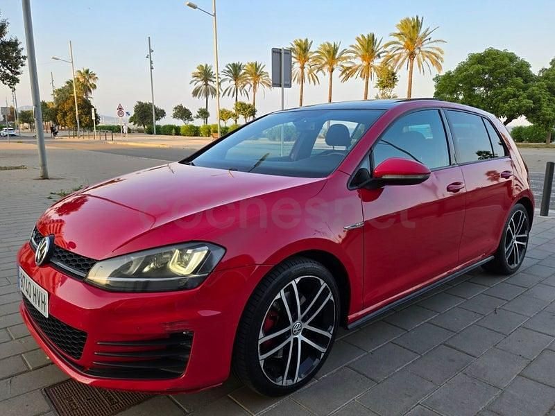 Usado VW Golf VII GTD 184 CV (135 kW) 2014 Rojo Berlina