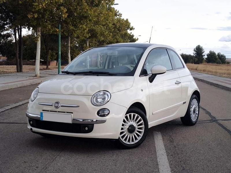 Blanco Usado 2009 Fiat 500 Lounge Berlina | 5995 € (Precio justo) - Imagen 1/4