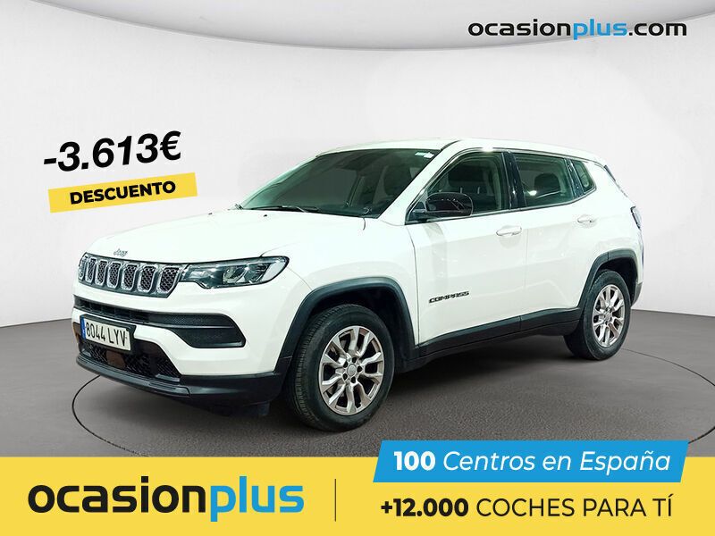 Blanco Usado 2022 Jeep Compass Longitude SUV | 21.380 € (Precio justo) - Imagen 1/4