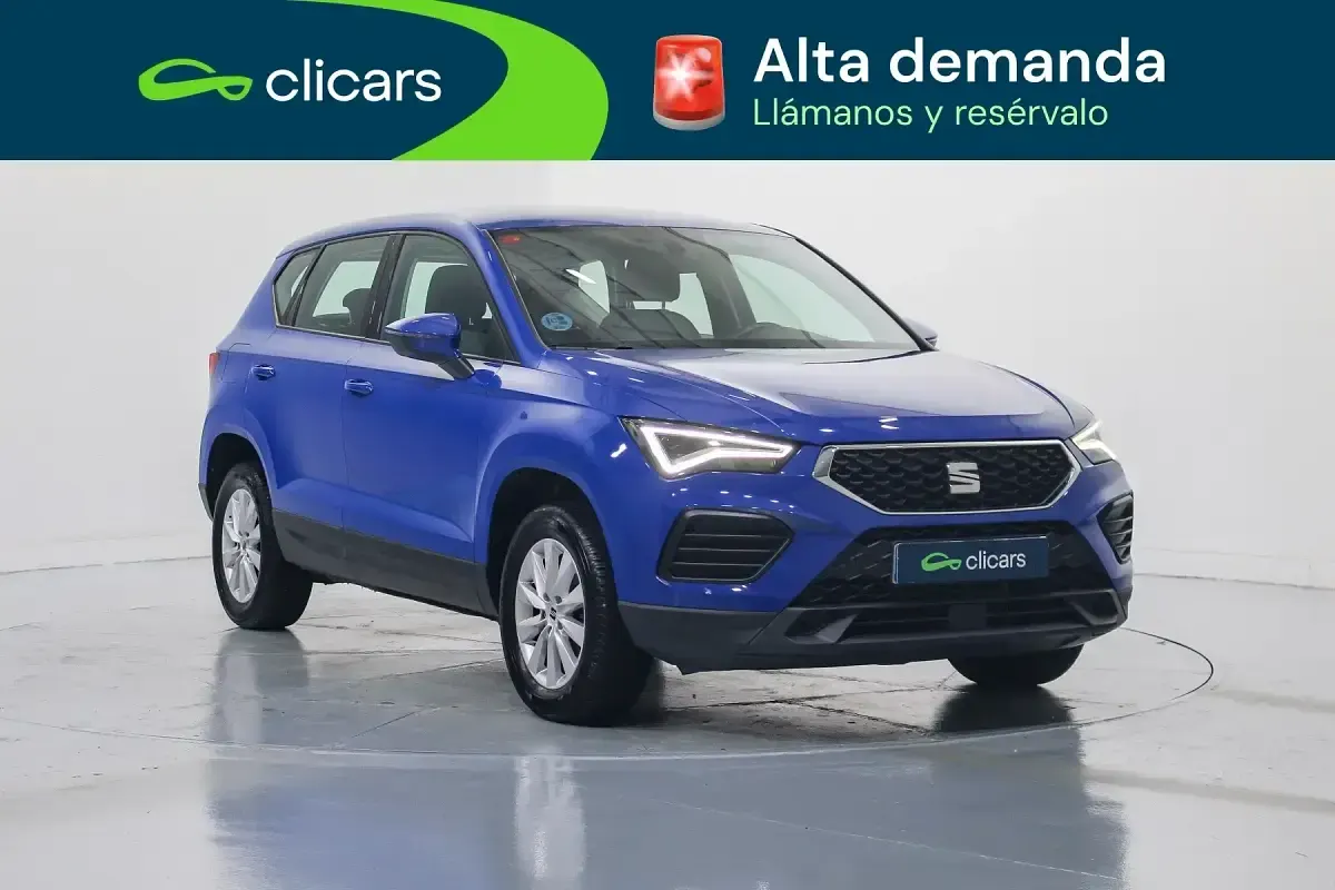 Usado Seat Ateca Reference 110 CV (80 kW) 2021 Azul SUV