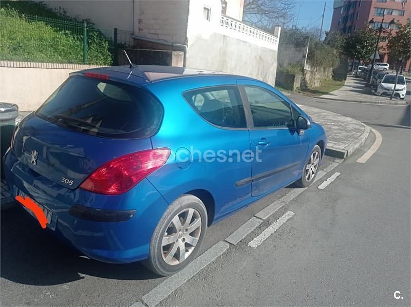 Usado Peugeot 308 Sport 136 CV (100 kW) 2007 Azul Utilitario