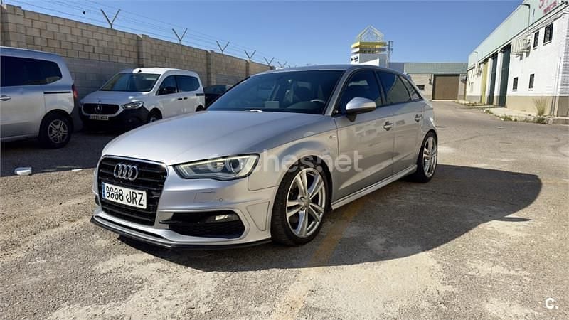 Usado Audi A3 S-Line 150 CV (110 kW) 2016 Azul Berlina