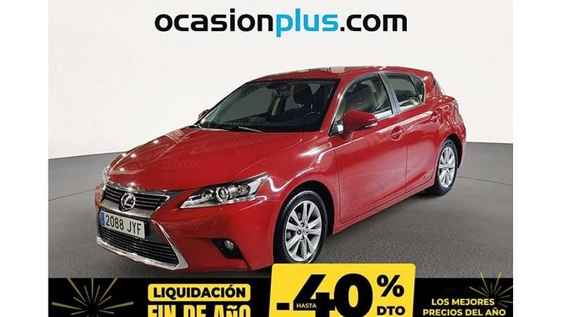 Rojo Usado 2017 Lexus CT200h Executive Line Utilitario | 13.890 € (Precio justo) - Imagen 1/4