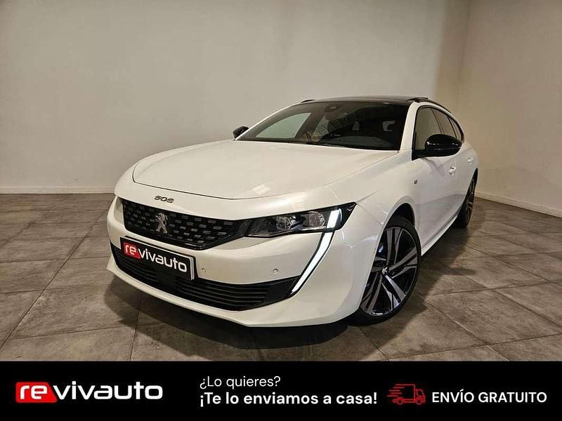 Blanco Usado 2022 Peugeot 508 GT Familiar | 18.490 € (Precio justo) - Imagen 1/4