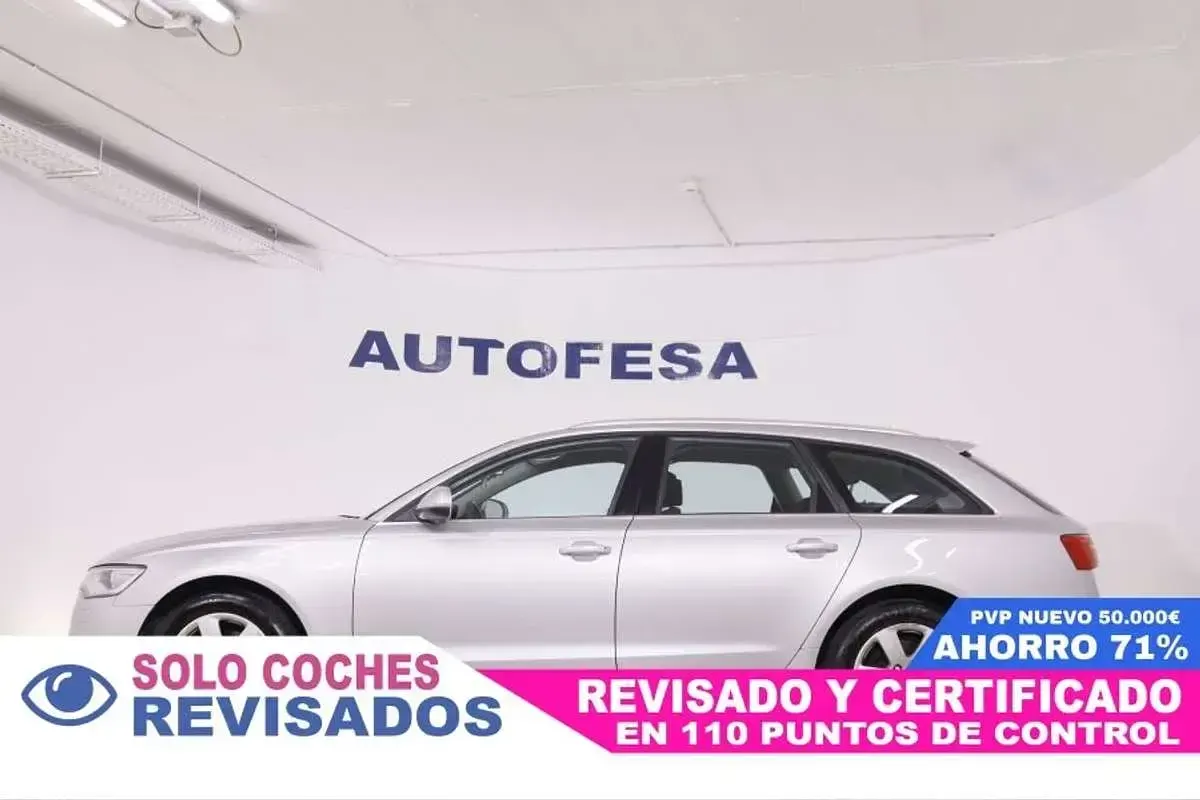Usado Audi A6 190 CV (139 kW) 2014 Gris Familiar