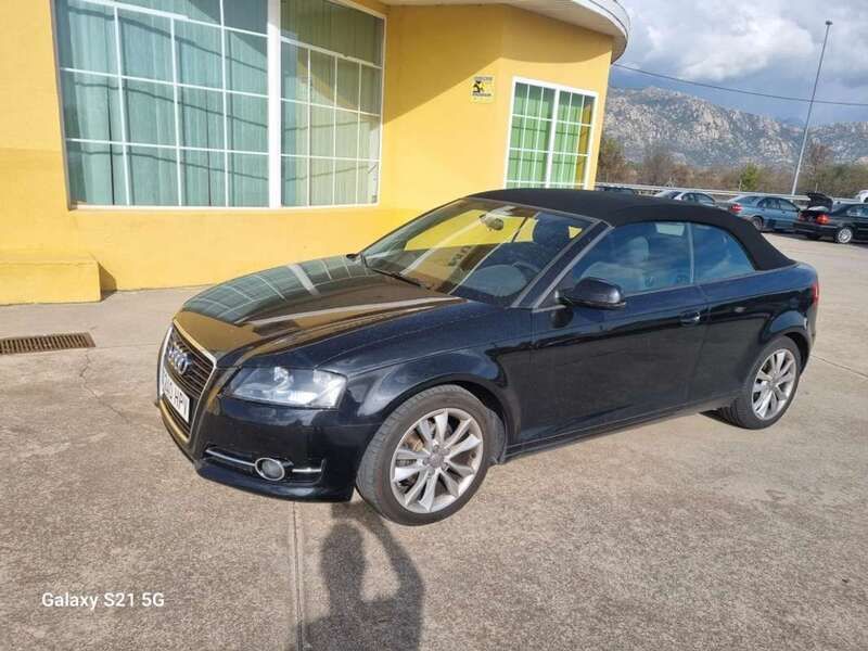 Usado Audi A3 Cabriolet 105 CV (77 kW) 2013 Negro Descapotable