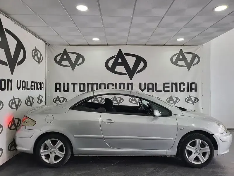 Usado Peugeot 307 CC 110 CV (80 kW) 2005 Gris / plata Descapotable