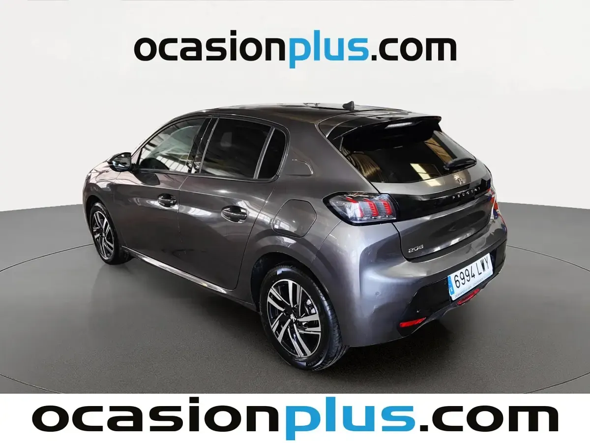 Usado Peugeot 208 Allure 102 CV (75 kW) 2022 Gris Utilitario