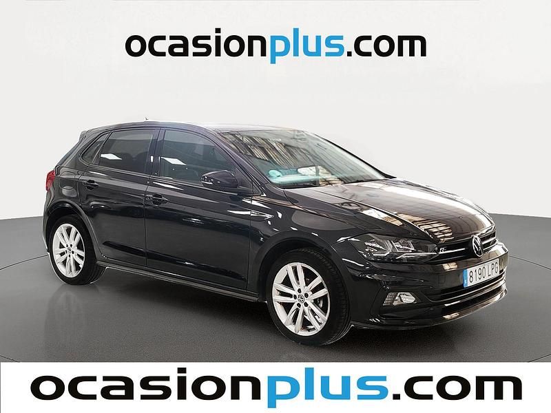 Usado VW Polo R-line 95 CV (69 kW) 2021 Negro Utilitario
