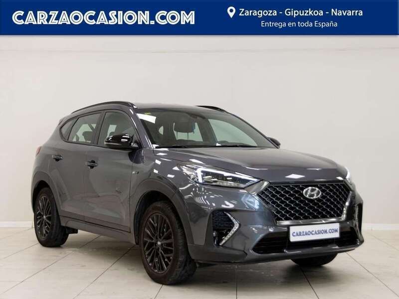 Gris Usado 2020 Hyundai Tucson N Line SUV | 18.900 € (Precio justo) - Imagen 1/4