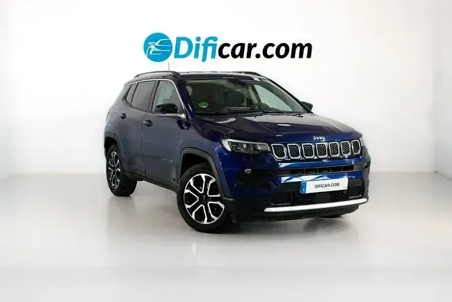 Usado Jeep Compass Limited 131 CV (96 kW) 2021 Azul SUV