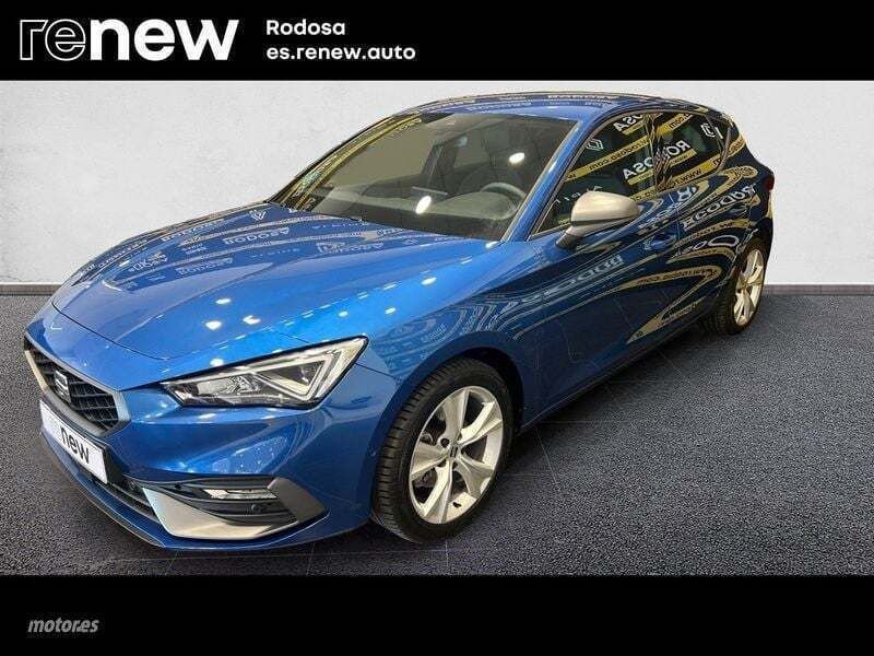 Azul Usado 2024 Seat Leon FR Berlina | 24.900 € (Precio justo) - Imagen 1/4