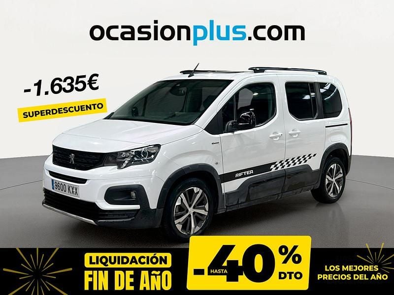 Blanco Usado 2019 Peugeot Rifter GT-line Monovolumen | 17.990 € (Precio justo) - Imagen 1/4