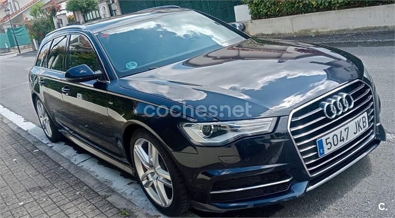 Azul Usado 2015 Audi A6 Familiar | 21.000 € (Precio justo) - Imagen 1/4