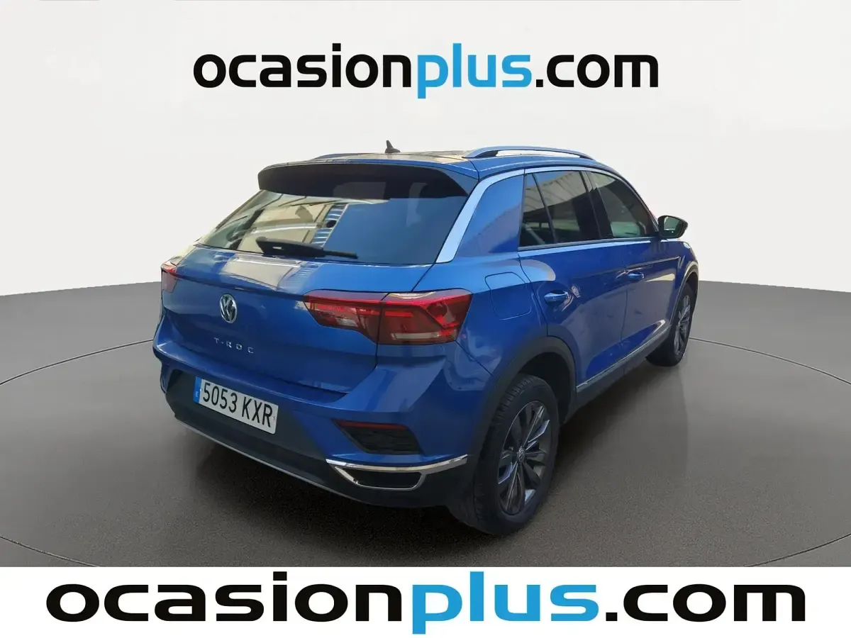 Usado VW T-Roc Sportline 150 CV (110 kW) 2019 Azul SUV