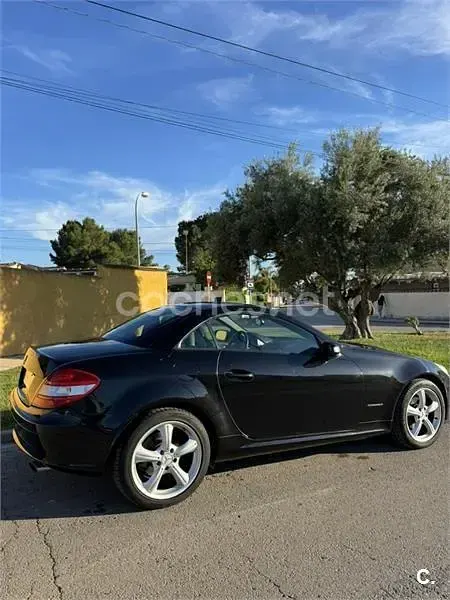Usado Mercedes SLK200 163 CV (119 kW) 2008 Negro Descapotable