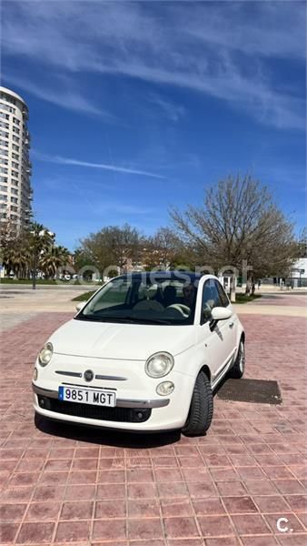 Beige Usado 2009 Fiat 500 Lounge Berlina | 5900 € (Caro) - Imagen 1/4