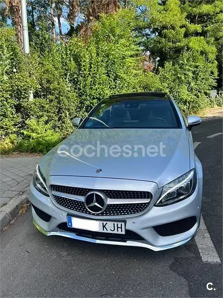 Usado Mercedes C220 170 CV (125 kW) 2018 Gris / plata Coupe