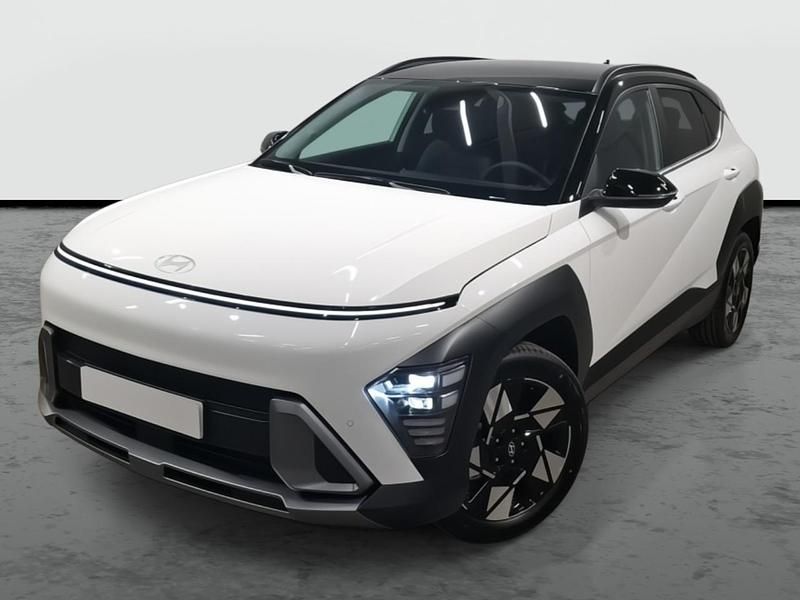 Blanco atlas (techo negro) Usado 2025 Hyundai Kona Blackline SUV | 25.990 € (Precio justo) - Imagen 1/4