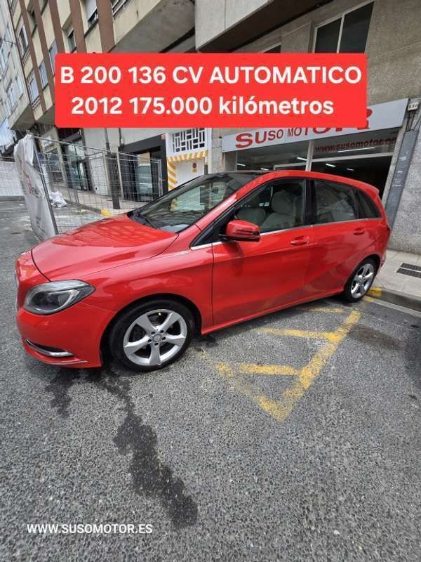 Rojo Usado 2012 Mercedes B200 Monovolumen | 13.500 € (Un poco caro) - Imagen 1/4