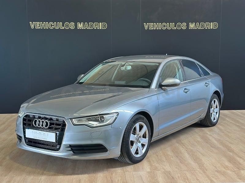Usado Audi A6 177 CV (130 kW) 2014 Gris / plata Berlina