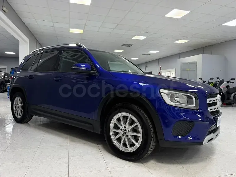 Usado Mercedes GLB200 150 CV (110 kW) 2021 Azul SUV