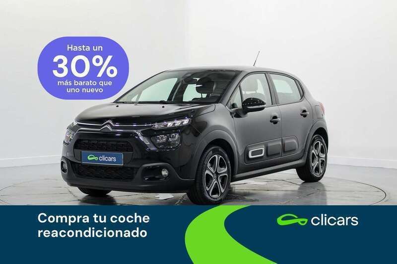 Negro Usado 2024 Citroën C3 PureTech Utilitario | 11.390 € (Super precio) - Imagen 1/4