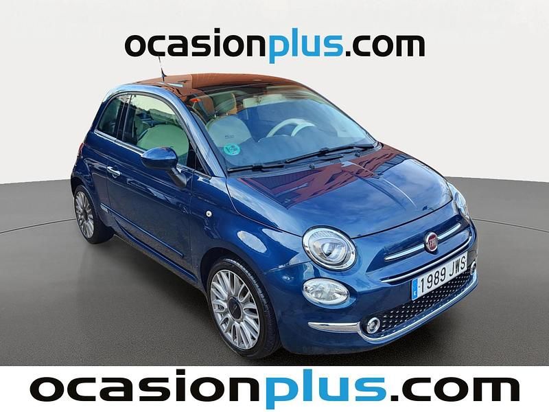Usado Fiat 500 Lounge 69 CV (50 kW) 2017 Azul Utilitario
