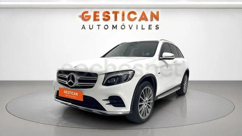 Usado Mercedes GLC350 AMG line 320 CV (235 kW) 2018 Blanco SUV