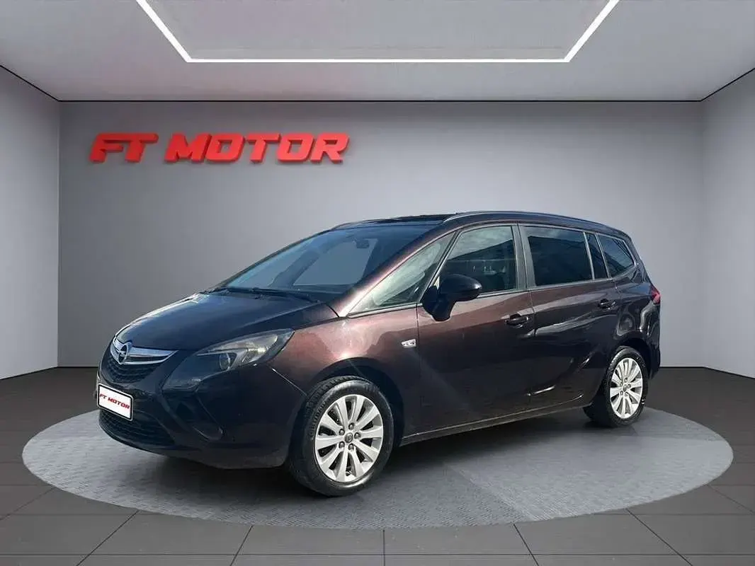 Usado Opel Zafira Eco 131 CV (96 kW) 2013 Marrón Monovolumen