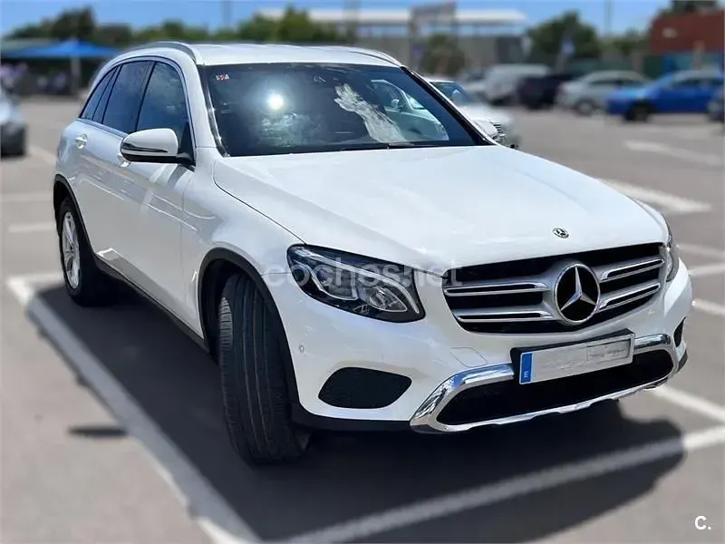 Usado Mercedes GLC220 170 CV (125 kW) 2017 Blanco SUV