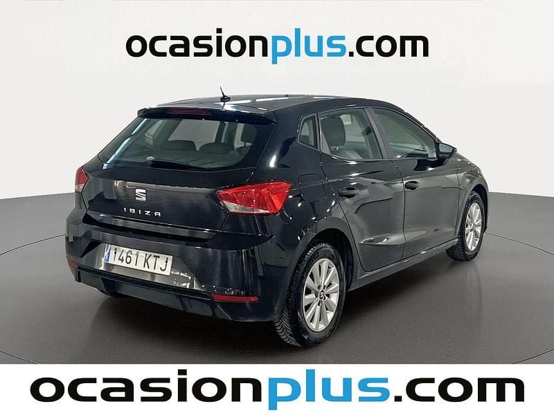 Usado Seat Ibiza Reference 80 CV (58 kW) 2019 Negro Utilitario